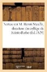 Sans Auteur, Sans Auteur - Notice sur m. henri nicolle,