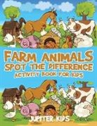 Jupiter Kids - Farm Animals Spot the Difference Activity Book for Kids