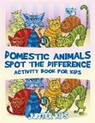 Jupiter Kids - Domestic Animals Spot the Difference Activity Book for Kids