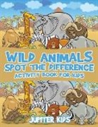 Jupiter Kids - Wild Animals Spot the Difference Activity Book for Kids