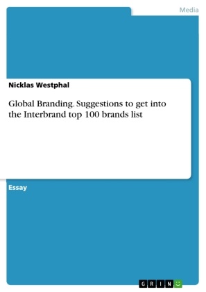 Nicklas Westphal - Global Branding. Suggestions to get into the Interbrand top 100 brands list