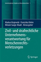 Markus Krajewski, Franzisk Oehm, Franziska Oehm, Miriam Saage-Maaß - Zivil- und strafrechtliche Unternehmensverantwortung für Menschenrechtsverletzungen