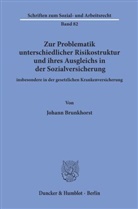 Johann Brunkhorst - Zur Problematik unterschiedlicher Risikostruktur und ihres Ausgleichs in der Sozialversicherung