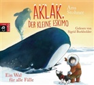 Anu Stohner, Sigrid Burkholder, Henrike Wilson - Aklak, der kleine Eskimo - Ein Wal für alle Fälle, 1 Audio-CD (Audio book)