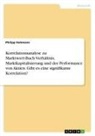 Philipp Hohmann - Korrelationsanalyse zu Marktwert-Buch-Verhältnis, Marktkapitalisierung und der Performance von Aktien. Gibt es eine signifikante Korrelation?