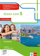 Jo Marks, Jon Marks, Alison Wooder, Haral Weisshaar, Harald Weisshaar - Green Line, Neue Ausgabe für Gymnasien (2014) - 5: Green Line 5 - Workbook mit Audio-CD und Übungssoftware Klasse 9