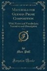 Max Poll - Materials for German Prose Composition, Vol. 2