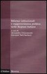 A. Chiaramonte, G. Tarli Barbieri - Riforme istituzionali e rappresentanza politica nelle Regioni italiane