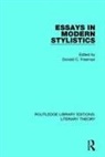 Donald Freeman, Donald (University of Michigan Freeman, Donald Freeman, Donald C. Freeman - Essays in Modern Stylistics