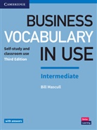 Bill Mascull, Mascull Bill - Business Vocabulary in Use Intermediate with Answers
