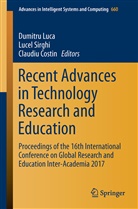 Claudiu Costin, Dumitru Luca, Luce Sirghi, Lucel Sirghi - Recent Advances in Technology Research and Education