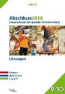 Abschluss 2018 - Hauptschulprüfung Baden-Württemberg - Lösungen