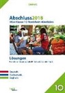 Abschluss 2018 - MSA Klasse 10 Nordrhein-Westfalen Lösungen