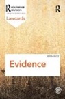 Routledge, Routledge - Evidence Lawcards 2012-2013