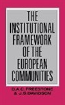 J. S. Davidson, J. S. Freeston Davidson, Davidson J. S., D. A. C. Freeston, Freeston D. A. C. - Institutional Framework of the European Communities