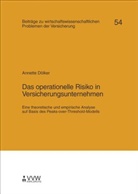 Annette Dölker, Elmar Helten - Das operationelle Risiko in Versicherungsunternehmen