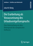 Julia M König, Julia M. König - Die Erarbeitung als Voraussetzung des Urlaubsentgeltanspruchs