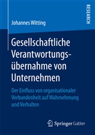 Johannes Witting - Gesellschaftliche Verantwortungsübernahme von Unternehmen