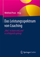 Winfrie Prost, Winfried Prost - Das Leistungsspektrum von Coaching