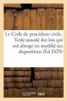 Sans Auteur - Le code de procedure civile,