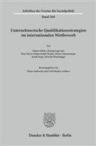 Backes-Gellner, Backes-Gellner, Uschi Backes-Gellner, Diete Sadowski, Dieter Sadowski - Unternehmerische Qualifikationsstrategien im internationalen Wettbewerb.