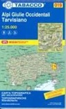 Tabacco topographische Wanderkarte Alpi Giulie Occidentali, Tarvisiano