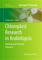 R. Paul Jarvis, Paul Jarvis, R Paul Jarvis - Chloroplast Research in Arabidopsis