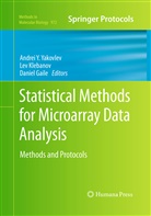 Daniel Gaile, Le Klebanov, Lev Klebanov, Andrei Y. Yakovlev - Statistical Methods for Microarray Data Analysis