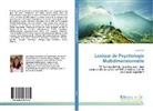 Julie Morin - Lexique de Psychologie Multidimensionnelle