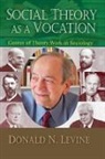 Levine, Donald N. Levine, Levine Donald N. - Social Theory As a Vocation