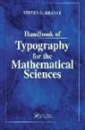 Krantz, Steven G. Krantz, Steven G. (Washington University Krantz - Handbook of Typography for the Mathematical Sciences