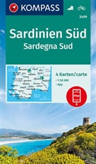 KOMPASS-Karte GmbH, KOMPASS-Karten GmbH, KOMPASS-Karten GmbH - Sardinien Süd, Sardegna Sud 1:50 000 : pack 2 cartes