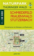 Lut Gebhardt, Lutz Gebhardt - Wanderkarte Schmiedefeld/Frauenwald/Stützerbach