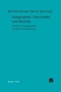 Brandt, Reinhar Brandt, Reinhard Brandt, Stark, Werner Stark, … - Autographen, Dokumente und Berichte Zu Edition, Amtsgeschäften und Werk Immanuel Kants