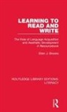 Ellen J Brooks, Ellen J. Brooks, Ellen J. (Suny Brooks - Learning to Read and Write