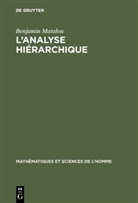 Benjamin Matalon - L'analyse hiérarchique