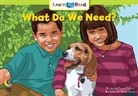 Trisha Callella, Aaron Sacco - What Do We Need?