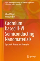 Maryam Bibi, Abdu Majid, Abdul Majid - Cadmium based II-VI Semiconducting Nanomaterials