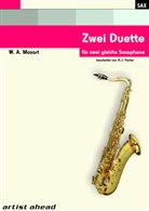 Wolfgang Amadeus Mozart - Zwei Duette für zwei gleiche Saxophone, für Altsaxophon, Tenorsaxophon, Sopransaxophon
