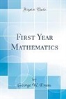 George W. Evans - First Year Mathematics (Classic Reprint)