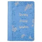 Christian Art Gifts Inc - Journal Leather Serenity Courage Wisdom