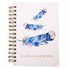 Christian Art Gifts - Journal Wirebound He Will Cover You with His Feathers