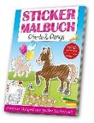 Stickermalbuch Pferde & Ponys