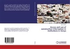 Jayne Abonyo - Access and use of construction information in institutions in Kenya