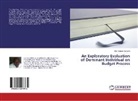 Sani Usman Gurowa - An Exploratory Evaluation of Dominant Individual on Budget Process