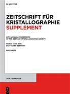 Degruyter - 24th Annual Conference of the German Crystallographic Society, March 14-17, 2016, Stuttgart, Germany