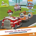 Paw Patrol - Schneller als die Feuerwehr, 1 Audio-CD (Audiolibro)