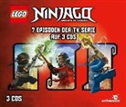 LEGO Ninjago Hörspielbox. Box.4, 3 Audio-CDs (Audio book)