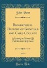 John Venn - Biographical History of Gonville and Caius College, Vol. 4