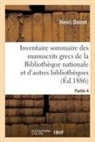 Henri Omont, Omont-H - Inventaire sommaire des